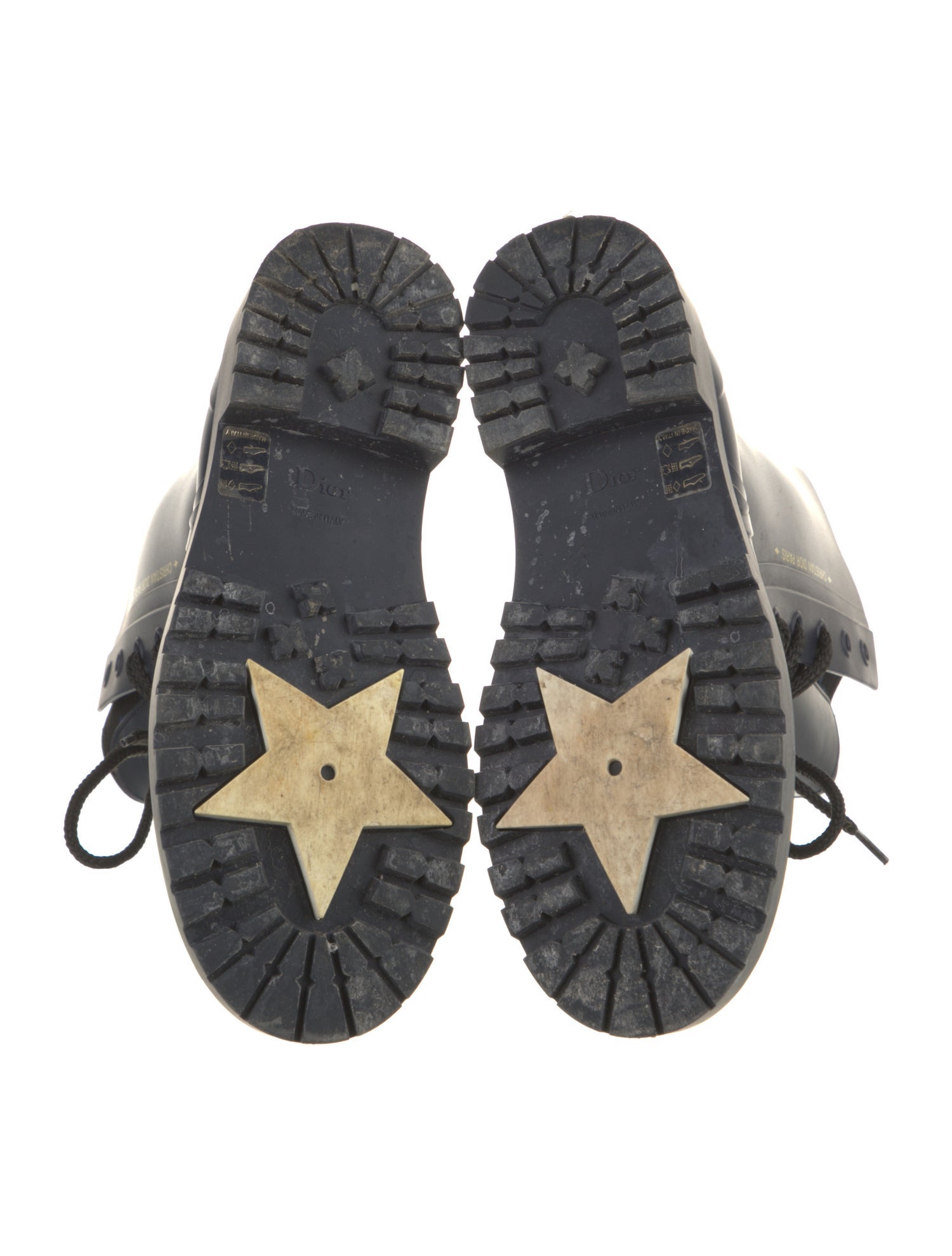 Christian Dior Bee Accent Rubber Rain Boots